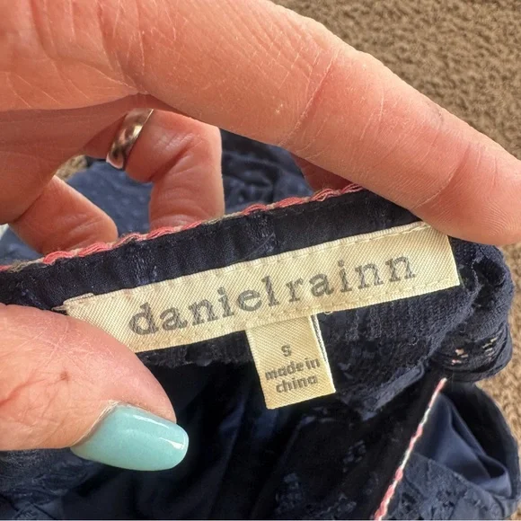 Daniel Rainn DR2 Maxi Dress Navy Geometric LOT OF 2 Size S Small - Picture 5 of 16